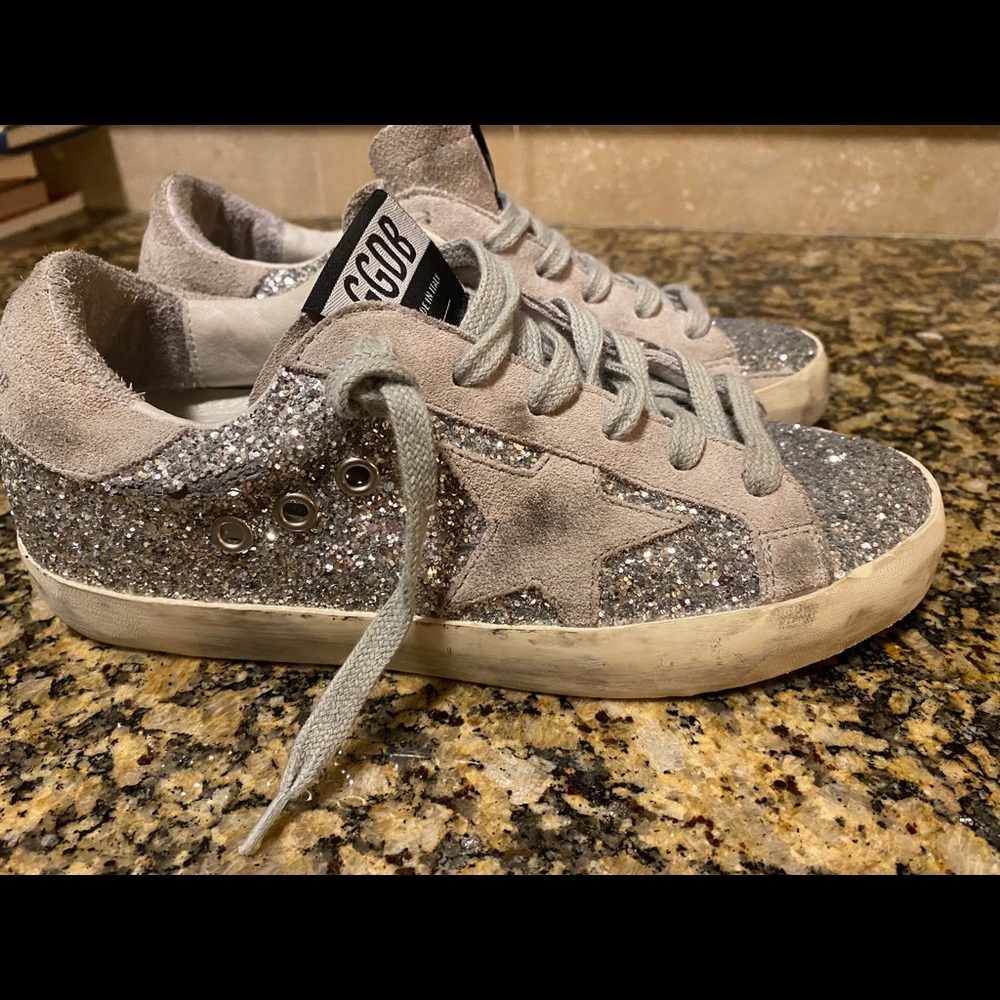 Golden Goose glitter sneakers